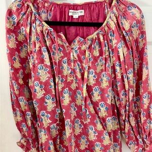 Emerson Fry Pink Floral Blouse